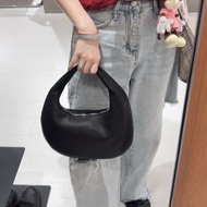 Aeta crescent moon bag niche new leather women's bag high-end light luxury portable half-moon bag eg