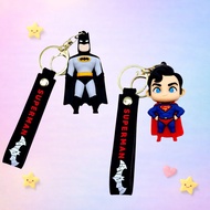 GANTUNGAN Superhero Keychain - Batman SupermanKeychain - Cute Accessories