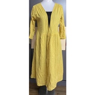 Yellow Flowy Long Cardigan