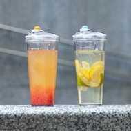 【年度新色】漂浮珍奶杯2入 / 透明環保飲料杯850ml