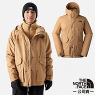 RV城市【北臉 The North Face】特價送》男 款二件式連帽防水外套 刷毛外套 三合一風雨衣 衝鋒衣_7QSZ