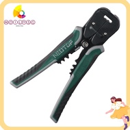 MOILYSG Crimping Tool, High Carbon Steel Green Wire Stripper, Universal 4-in-1 Wiring Tools Cable