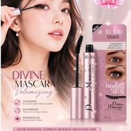 MATA Xiu Xiu DIVINE MASCARA Waterproof VOLUMIZING MASCARA Intense Black Lash Fabulous Curved Brush E