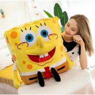 🔥Big offer🔥 Terbesar size 60 cm SpongeBob Square 3D Anak Patung / SpongeBob Square 3D Doll