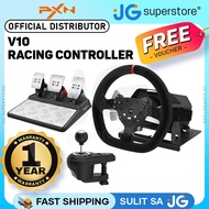 PXN V10 Series Racing Controller with 900 Force Feedback, Detachable Steering Wheel for PS4