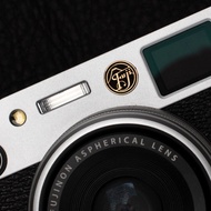 Fuji Camera Sticker Xt30 Second Generation Xt50xt4gfx100v Body Sticker Decorative Logo Metal Copper 