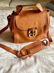 Chloe Elsie 真皮牛皮手袋-珊蝴橙色 （not Marc Jacobs, coach , long champs,  furla, Kate spade, micheal kors）
