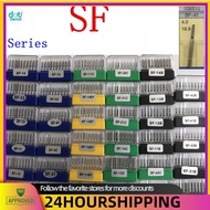 @@--10 Pieces Package Gold Steel Grit SF Series Flat Head Straight Linear Wear-Resistant SF-05 SF-10