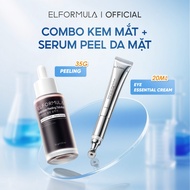 Combo Skin Peel Serum + ELFORMULA Eye Cream - helps reduce wrinkles, exfoliate skin whitening serum