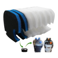 Yours MO-8 Pack Aquarium Canister Filter Pads for 172/225/265GPH 6 White Floss and 2 Coarse Filter P