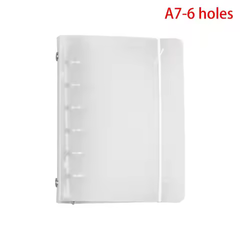 A4/B5/A5/A6/A7 New Fashion Journal Diary Refillable Plastic Shell Notepad Cover File Folder Ring Bin