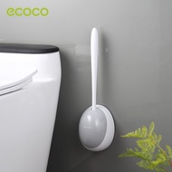 ECOCO Wall-mounted toilet brush - flexible silicone toilet brush, toilet brush, bathroom cleaner