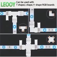 LED Connectors: 10mm Wide Straight/L-Shaped/T-Shaped/X-Shaped Connector, Suitable For 3528/5050 SMD 