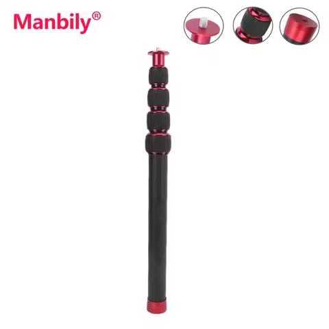 Manbily 108cm Retractable Extension Rod extension monopod pole for 360 gopro max lens DSLR & SLR sma