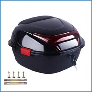 Motorcycle Trunk Box Motorcycle Storage Trunk Box With Large Reflectors Waterproof Luggage Storage Top Carrier magisg