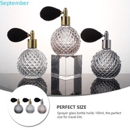 SEPTEMBER Glass Perfume Bottle Air Freshener 100ml Empty Bottle Crystal Bottle Cosmetics Refillable 