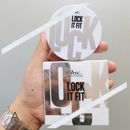 🔥  BSC LOCK IT FIT FIX PERFECTING POWDER SPF30 PA++ 4G. #C2 แป้งผสมรองพื้น    แป้งผสมรองพื้นเนื้อเนียนละเอียดบางเบา