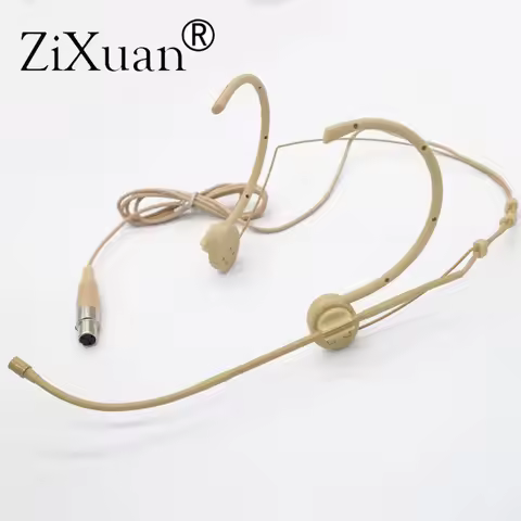 pro Wireless Headset Microphone with Foldable Headworn Design XLR Connector for Shure TA4F SLX ULX Q