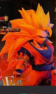 全新 初版 日版 金証 未開 龍珠 一番賞 超三 超3 悟空  E賞 外盒正面有破損  最後一盒