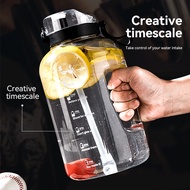 ♘◊Bottle 3.78L 2.2L 1.3L 128oz Gallon Water Bottle with Straw Motivational &amp; Time Marker GYM Drinkin