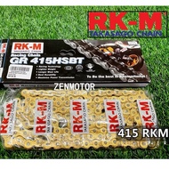 ✅100% ORIGINAL 415 RKM CHAIN 415 RKM RACING 415 GOLD RANTAI RKM 415 GOLD EMAS 415X120 415X122 415X13
