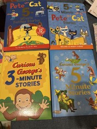 Pete the Cat & Curious George 5分鐘故事書