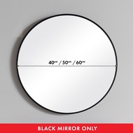 F&F : Nordic bathroom mirror/cermin bilik mandi/round mirror/cermin dinding/cermin bulat/cermin