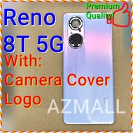 (2 Colors) NEW Back Battery Cover Housing Camera Cover for Oppo Reno8 T 5G / Reno 8T / CPH2505 BLUE