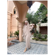 Zyra Abaya SET+Khimar | Dannis Abaya | Muslimah Dress | Abaya Maxi Dress
