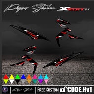 XEON GT STRIPING, Xeon GT Motorcycle Sticker, Xeon GT racing Sticker Hv1