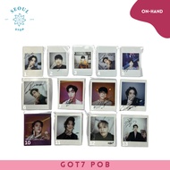 GOT7 POB RPC - JINYOUNG JACKSON BAMBAM MARK YUGYEOM JAYB OFFICAL PHOTOCARD