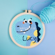 DIY Wool Stamp Stamp Embroidery Hand Embroidery Russian Stamp Embroidery Beginner Homemade Gift Wool