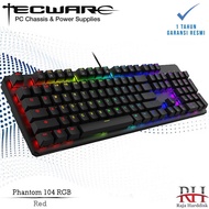 Tecware Gaming Keyboard Phantom 87 RGB Outemu Red Switches