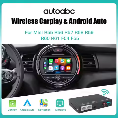 Wireless CarPlay Android Auto for BMW Mini R55 R56 R57 R58 R59 R60 R61 F54 F55 Clubman Countryman Ha