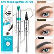 **包郵** 四叉頭眉筆 極細眉筆 防汗液體水眉筆 [平行進口]