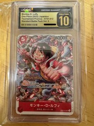 海賊王 路飛 ST01-012 CGC 10 鑑定卡