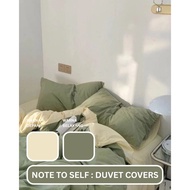CUSTOM DUVET COVER QUILT COVER/ DUVET COVER/ BLANKET COVER POLOS NOTE TO SELF DUVET COVER 3