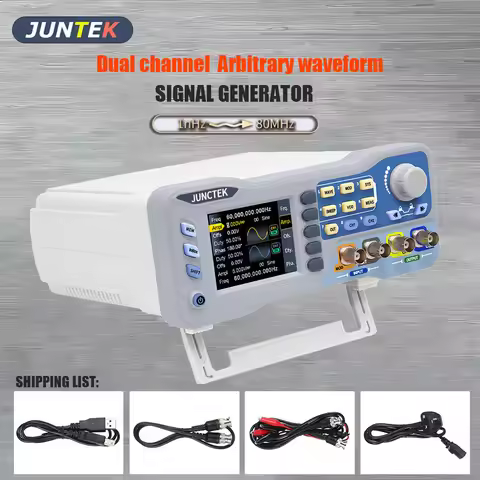 JUNCTEK JDS8060 8080 Dual Channel Function Arbitrary Waveform Signal Generator Source 275MSa/s 14bit