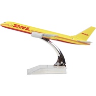 FidgetGear 16CM Metal Plane Model Aircraft Diecast Airplane Aeroplane 1:400 Scale Desk Toy B757 DHL 