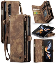 For Samsung Galaxy Z Fold 4 / W23 Z Fold 5 Z Fold 6 Case Luxury Leather Card Holders Phone Cases Lar