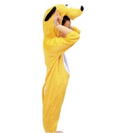 Yellow Dog Pluto Dalmatian Cosplay Kids Animal Outfit Costume