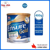 [Date 8.2024] Gold Green Almond Ensure Milk Health Cans Protein 400g