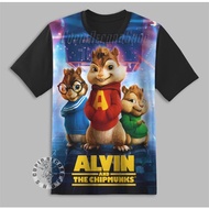 Alvin And The Chipmunks Shirt Boys Girls Clothes 1-12 Years Old Anime Game 3D 10561