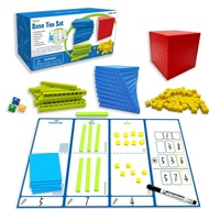 Base Ten Blocks 134Pcs for Math Place Value Blocks Base 10 Math Manipulatives Number Concepts Math C