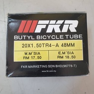 FKR 20x1.50 Av-48mm 20 Inch Rim Bicycle Tube for MTB Bicycle