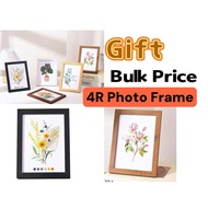 SG Stock [Wholesale] Simple Wooden Photo Frame 4R 5R 6R 8R A4 Picture Frame Graduation Photo Frame C