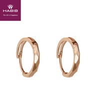 HABIB Oro Italia 916 Rose Gold Earring GE71100220(R)