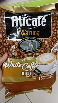 Alicafe Warung white Coffee / White Coffee Rich 3 in 1 / Tongkat Ali / Caramel