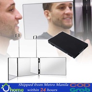 【SOYACAR】3 Way Mirror Trifold Mirror For Self Hair Cutting Styling Makeup Mirror