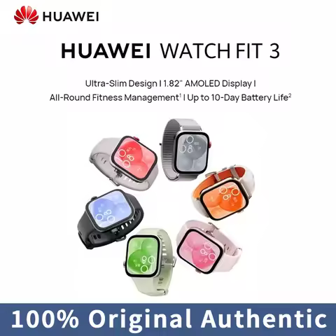 The Huawei Smart Fitness Watch WATCH FIT 3 has Bluetooth calling, health management, and NFC functio